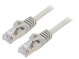 Patch Cord S/FTP Cat6a 0.5m LSZH Gri Cablexpert, Gembird