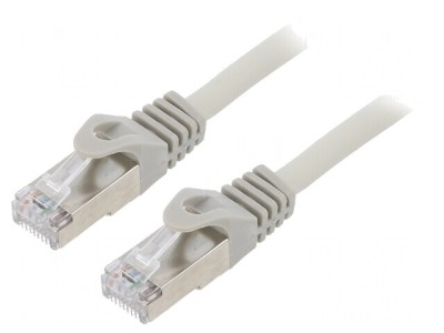 Patch Cord S/FTP Cat6a 0.5m LSZH Gri Cablexpert foto