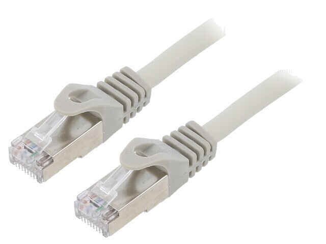 Patch Cord S/FTP Cat6a 0.5m LSZH Gri Cablexpert
