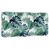 Cumpara ieftin Pernă de paleți, model frunze, 80x40x12 cm, textil