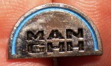 I.773 INSIGNA STICKPIN GERMANIA AUTO AUTOCAMION MAN GHH L14mm, Europa