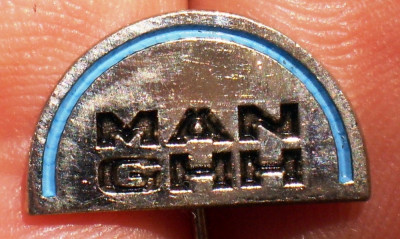 I.773 INSIGNA STICKPIN GERMANIA AUTO AUTOCAMION MAN GHH L14mm foto