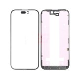 Geam cu Rama + OCA iPhone 15 Negru, Componenta Display, Blister