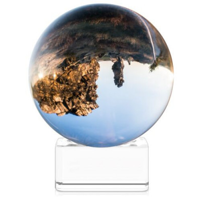 Glob de sticla cu sport Navaris pentru fotografii/ decor, 60 mm, 42862 foto