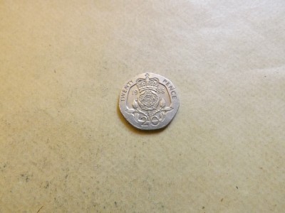 Marea Britanie / Anglia / Regatul Unit 20 Pence 1988 - Elizabeth II foto