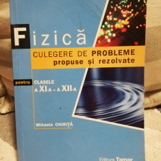 Fizica - Culegere de probleme propuse si rezolvate cl a XI / XII si Bacalaureat