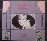 Cumpara ieftin Benin 2009 J.O. Vancouver 2010 , London 2012 Lady Diana, bloc Mnh, Nestampilat