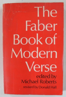 THE FABER BOOK OF MODERN VERSE , edited by MICHAEL ROBERTS , 1965 foto