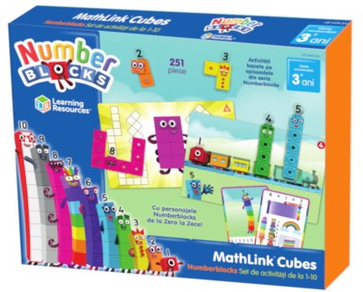 MathLink&amp;reg;Cubes Numberblocks in romana - Set de activitati de la 1 - 10 foto