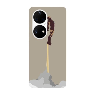 Husa compatibila cu Huawei P50 Pro model Rise of the ash Iron Man, Silicon, TPU, Viceversa foto