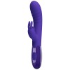 Vibrator Rabbit Cerberus Youth, Albastru, 20.5 cm, Pretty Love