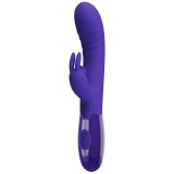 Vibrator Rabbit Cerberus Youth, Albastru, 20.5 cm