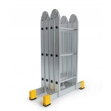 Scara articulata ALVE FORTE PROFI PLUS 4x4 din aluminiu, 4,36 m