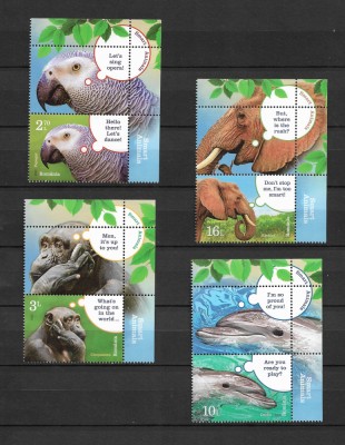 ROMANIA 2022 - ANIMALE INTELIGENTE, VINIETA 2, MNH - LP 2376 foto