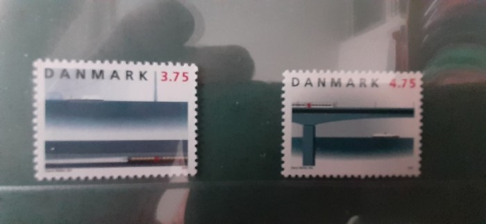 Danemarca-tranport,locomotive ,trenuri-serie completa nestampilate MNH-(T2)