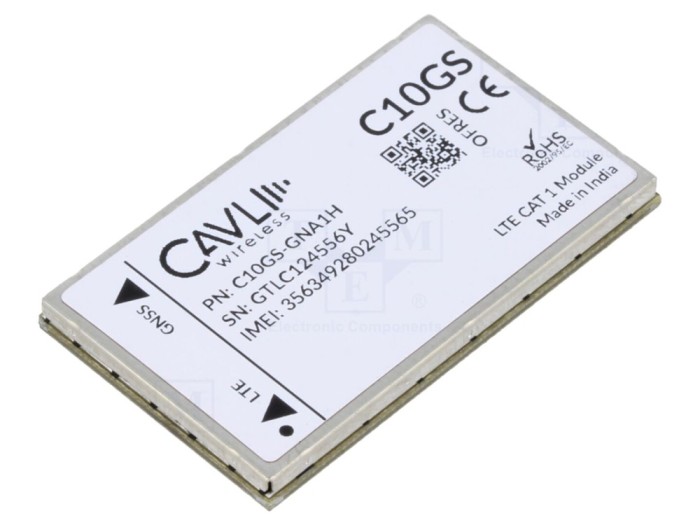 Modul LTE GNSS eSIM, 10Mbps/5Mbps