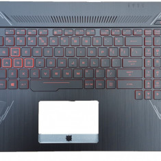 Carcasa superioara cu tastatura palmrest Laptop Gaming, Asus, TUF FX505GM, FX505GE, FX505GD, FX505DY, 13N1-5JA0B01, 13NR0133AP0111, 90NR00S3-R34US0, i