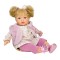Papusa Nines D&#039;Onil Tita Muselin cu sunete, parul blond si miros de vanilie 45 cm