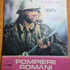 revista pompierii romaniei mai 1990