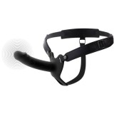 Dildo strap-on scobite - Dorinta Ascunsa Infern Strap-on cu Dildo Realist 16cm Scobit Gol in Interior cu Inel de Prindere de Testicule si...