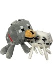 Cumpara ieftin Set 2 jucării de pluș Minecraft: alb și gri, 28 cm