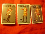 Serie St.Vincent 1972 - Uniforme Militare , 3 valori