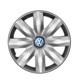 Set 4 capace roti potrivite jantelor de 14 inchi (R14) compatibile Volkswagen, Model - 221, Sigla Albastra