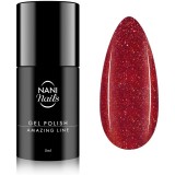NaniNails NANI Amazing Line lac de unghii sub forma de gel culoare Ruby Spark 5 ml