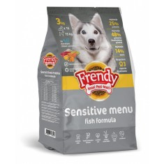 FRENDY SENSITIVE FISH 3Kg- Hrana uscata pentru caini sensibili, pentru toate rasele si toate taliile. Amestec complet -3 kg