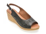 Cumpara ieftin Sandale SHOOZY negre, EV2852, din piele naturala