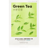 Cumpara ieftin Missha Airy Fit Green Tea mască textilă calmantă cu ceai verde 19 g