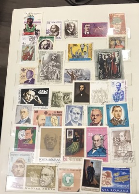 (FM5) Lot timbre tenatica personalitati foto