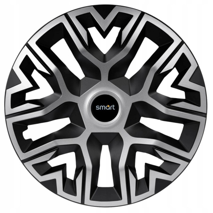 Set 4 Capace Roti 15 inchi, Best Gri-Negru, Compatibile Cu Smart