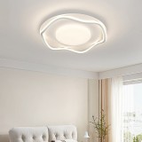 Lustra LED cu telecomanda MODERNO 106W, 2 Cercuri, lumina Rece/Calda/Neutra, Dimabila, Alb ModernLight Concept