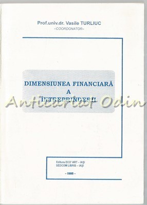 Dimensiunea Financiara A Intreprinderii - Vasile Turliuc foto