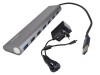 Hub USB LogiLink UA0308 V2 cu 7 porturi USB 3.0 de 5 Gb/s + sursă de alimentare