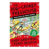Carte 156-Storey Treehouse de Andy Griffiths &amp; Terry Denton, Editie Hardback, Varsta 9-12 ani, Carte 12 din seria Treehouse Adventures