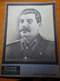 Stiinta si tehnica pentru tineret martie 1953-moartea lui stalin