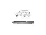 Prag Fiat Punto 2 (188) 07.1999-07.2003 Fiat Punto 2 Fl (188) 07.2003-09.2005 Stanga , model cu 3 usi, prag din metal, Rapid