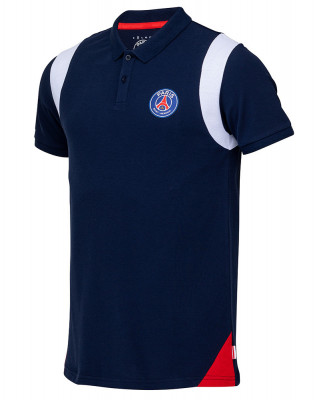 Paris Saint Germain tricou polo Logo navy - S foto