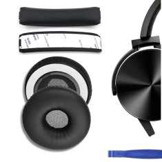 Set 2 Bureti + banda superioara pentru casti Sony MDR-XB450, XB450AP, XB550AP