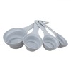 Set Cani de Măsurare, Capacitate 60ml, 80ml, 120ml, 240ml, Gri, Plastic, 4 Bucăți, Oem