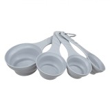 Set Cani de Măsurare, Capacitate 60ml, 80ml, 120ml, 240ml, Gri, Plastic, 4 Bucăți
