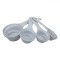 Set Cani de Măsurare, Capacitate 60ml, 80ml, 120ml, 240ml, Gri, Plastic, 4 Bucăți