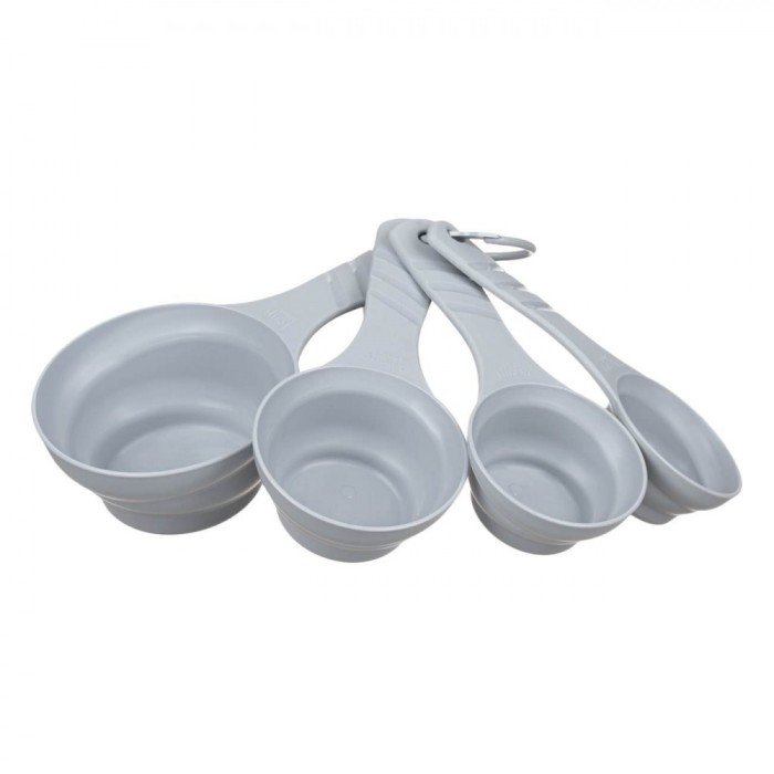 Set Cani de Măsurare, Capacitate 60ml, 80ml, 120ml, 240ml, Gri, Plastic, 4 Bucăți