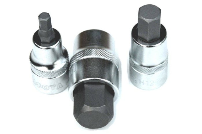 Cheie tubulară imbus 1/2&quot; H5 CrV, model scurt, profesională