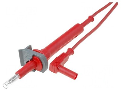 Cablu de Măsurare 20A 1,2m Roșu foto