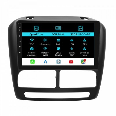 Navigatie Dedicata Fiat Doblo (2010-2015), 10Inch, 1Gb Ram, 32Gb Stocare, Carplay foto