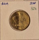 324 Peru 1 Sol 2018, KM#409, (Andean Tapir)