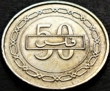 Cumpara ieftin Moneda 50 FILS - BAHRAIN, anul 2002 *cod 1030 B, Asia